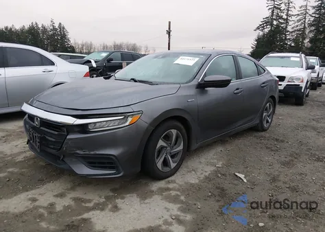 2019 Honda Insight Ex из США, поврежденный, VIN 19XZE4F57KE010201